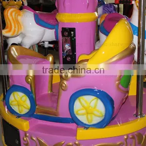 Funshare 2015 Cute Mini Fairground Rides Small Carousel For Sale Merry Go Round Carousel Machine thumbnail-6