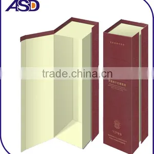 Custom-made High-end Red Single Wine Gift Box Paperboard Case thumbnail-1