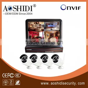 Wifi Mobile NVR 4CH 1080p P2P NVR Kit, Wireless CCTV Camera System thumbnail-6