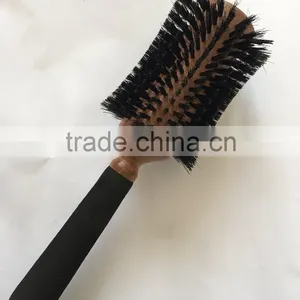 Wooden Nylon and Bristle Hair Brush thumbnail-1