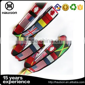 Custom Wholesale Best Quality Dye Sublimation Country Flag Ribbon thumbnail-5