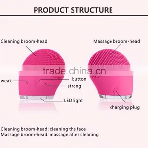 T-Sonic Oscillating Electric Body Exfoliator Face Washing Brush for Blackhead Remover thumbnail-3