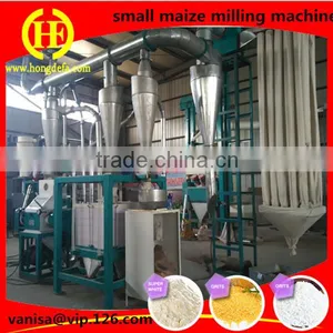 Hongdefa New Type Popular 5 10 TPD Small Maize Milling Machine thumbnail-4