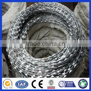 ISO 9001-2008 Professional Galvanized Concertina Razor Barbed Wire, Razor Barbed Wire, Razor Wire thumbnail-4