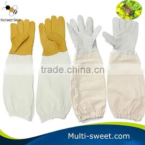 New Beekeeping Gloves Beekeepers Protective Goatskin Bee Keeping Leather Gloves thumbnail-1