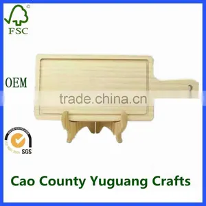 Wooden Hot Drink Serving Holder Tray With Drinks Holder thumbnail-1
