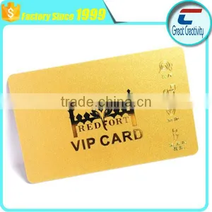 Perfect Printed Plastic VIP Business Card With Gold Hot Foil Stamping thumbnail-1