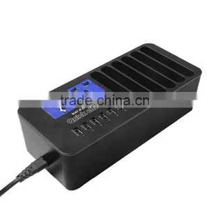 High Speed Best Selling Smart Digital Power Quick Charging Charger With 6 Ports Sundial thumbnail-5