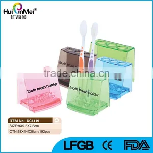 Clear Acylic Plastic Toothbrush Holder thumbnail-1
