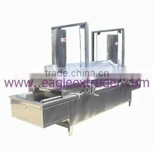 CE BV ISO Certificate and Good Quality Potato Chips / Bugle Chips Gas Heating Energy Continuous Fryer thumbnail-1