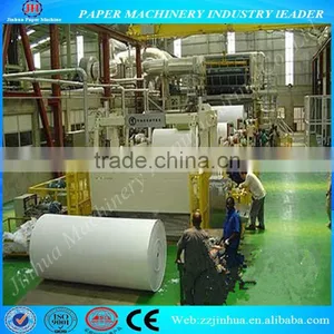 Paper Net Wideth 1575mm Fourdrinier Paper Machine 5-10 T/D Coated White Board Paper Production Line thumbnail-2