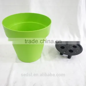 2016 Allibaba Com Boat New Virgin pp Plastic Garden Decoration Round Flower Pots thumbnail-6