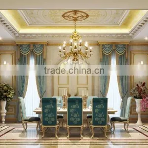 High Definition Luxurious Baroque Style 3D Interior And Exterior Rendering For Villa thumbnail-1