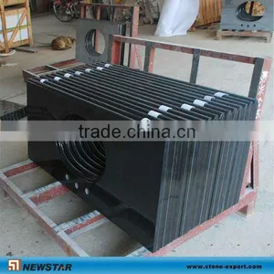 Prefab Shanxi Black Granite Vanity Top thumbnail-1