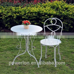 Lovely Durable KD Bistro Set Antique Light Blue Coffee Table thumbnail-1
