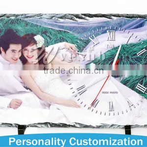 Sublimation Slate Photo Frame Wall Clock thumbnail-1