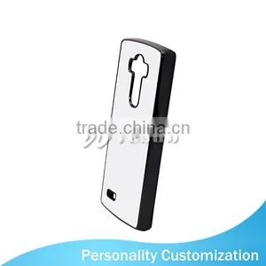 Custom Wholesale 2D Sublimation Printing Stylish DIY Black Plastic TPU 5.5 Inch Mobile Phone Case For LG G4 thumbnail-3