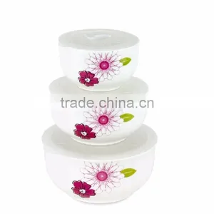 Mixing Tool- Food Storage Containers w/ Vented Lids (Flowers / Leaf) thumbnail-1