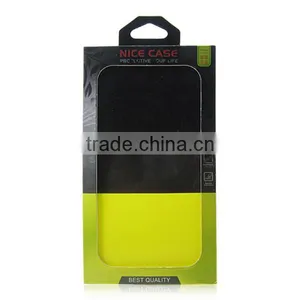 Black Green Cardboard Phone Case Packaging Box, PVC Window Retail Paper Packaging for IPhone thumbnail-2