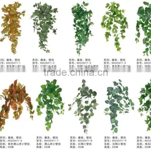 Artificial Leaves Ivy Artificial Hanging Rattan Fronds thumbnail-1