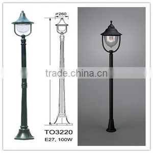 China Supplier 3.6 m Height Antique Cast Iron Lamp Post With Lamp on Top thumbnail-4