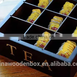 2015 Refinement Wooden Tea Box With Glass Lid thumbnail-3