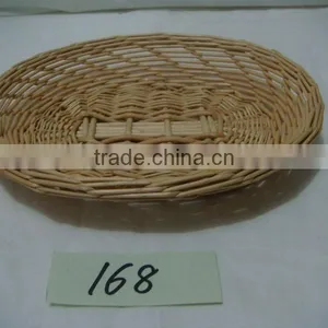 100% Hand Woven Willow Cheap Wicker Bread Baskets thumbnail-2