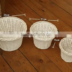 Moden Indoor Desk Luxury Wicker Plant Pots thumbnail-3