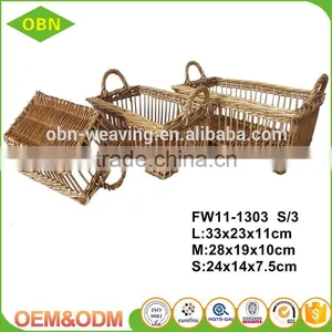High Quality New Storage Woven Wicker Craft Baskets thumbnail-1
