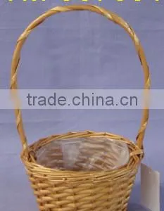 Small Individual Willow Basket thumbnail-1
