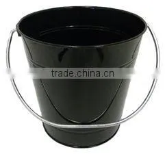 Red Metal Children Bucket With Handle thumbnail-2