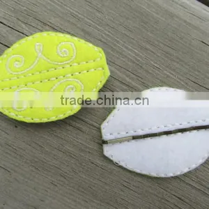 Hot New Bestselling Product Wholesale Handmade Swirl Felt Bobby Pin Cover Made in China thumbnail-1