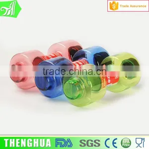 Wholesale Promotional Custom Dumbbell Plastic Water Bottle thumbnail-3