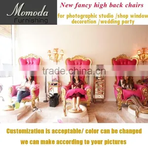 Luxury High Back King Throne Chair For Party thumbnail-1