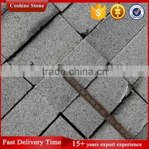 Natural Split Dark Grey Chinese Granite G654 Cube Stone thumbnail-6