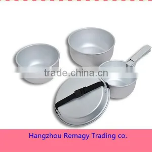 Anodized Aluminum 6 Pieces Cook Ware Set /outdoor Camping Frying Pan thumbnail-1