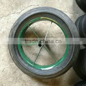 Solid Rubber Wheel Size 15*3 Solid Wheel thumbnail-1