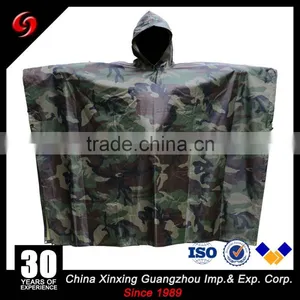 Camouflage Rain Poncho/Camouflage Raincoat/military Green Raincoats thumbnail-1