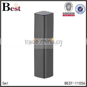 Cosmetic Packaging China 5ml Black Perfume Bottle Atomizer Mini Porkt Aluminum Outer Fragrance Perfume Glass Bottle thumbnail-3