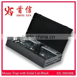 Hot Sales Multi Catch Mouse Trap With Solid Window Black Power Coating SX-5003BK thumbnail-1