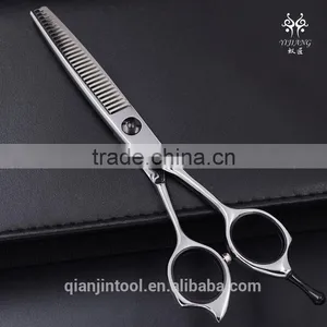 Black Screw Polishing Silver Professional Hair Thinning Scissors thumbnail-3
