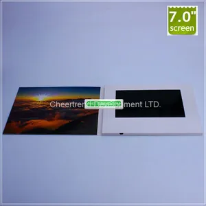 Magnetic Switch With no Buttons 7 Inches LCD Business Card/LCD Video Brochure/video Book thumbnail-3