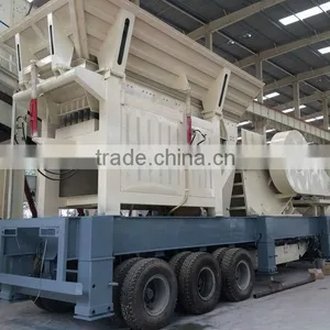 180TPH Three Axle Wheel Mounted Mobile Jaw Crusher for Quarry thumbnail-1