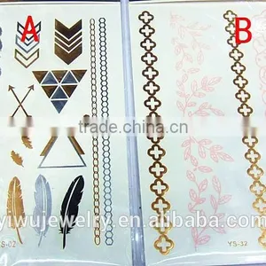 T001-009 Women Beauty And Personal Care Body Art Sexy Temporary Body Jewelry Tattoo thumbnail-1