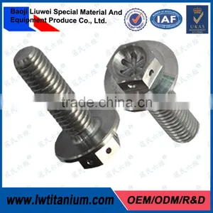 DIN6921 Hex M6 Titanio Flange Bolts With Hole by LIUWEI thumbnail-1