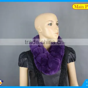 High Quality Knitted Rex-Rabbit Scarf thumbnail-3