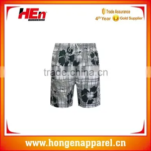 Hongen Apparel 100% Polyester Swimming Wear/beach Wear Men Sexy Beach Shorts thumbnail-1