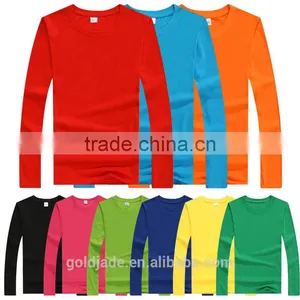 Plain Round Neck Promotion T-shirt/Slim Fit Colorful T Shirt Custom Logo thumbnail-1