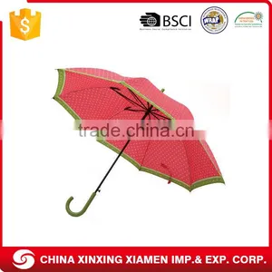 Promotional High Quality Windproof Auto Open Straight Umbrella Rain thumbnail-1