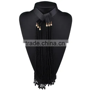 Big Brand Colorful Small Beads Tassel Necklaces for Womens Jewelry thumbnail-5